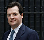 George Osborne arrives in Downing Street, in central London