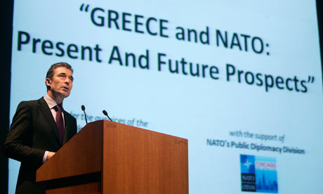 General Secretary of NATO Anders Fogh Rasmussen visits Greece