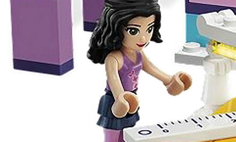 Lego in pink and purple for girls