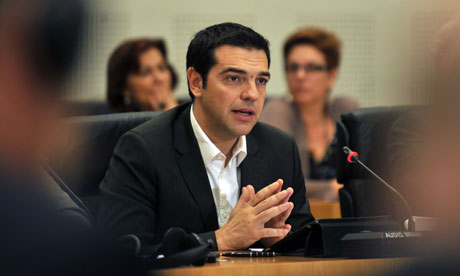 Greek radical leftist leader Alexis Tsipras