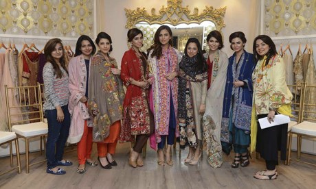 The Nida Azwer atelier showcased shatoosh shawls in Lahore Pakistan