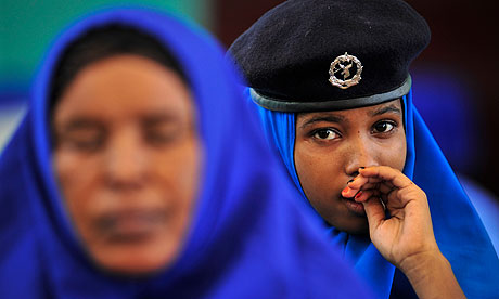MDG: Somalia police officers in Mogadishu