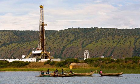 MDG : Uganda drilling for oil near Lake Albert, Tullow Oil Uganda,