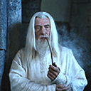 A pensive Gandalf in The Return of the King
