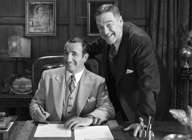 Jean Dujardin and John Goodman in The Artist