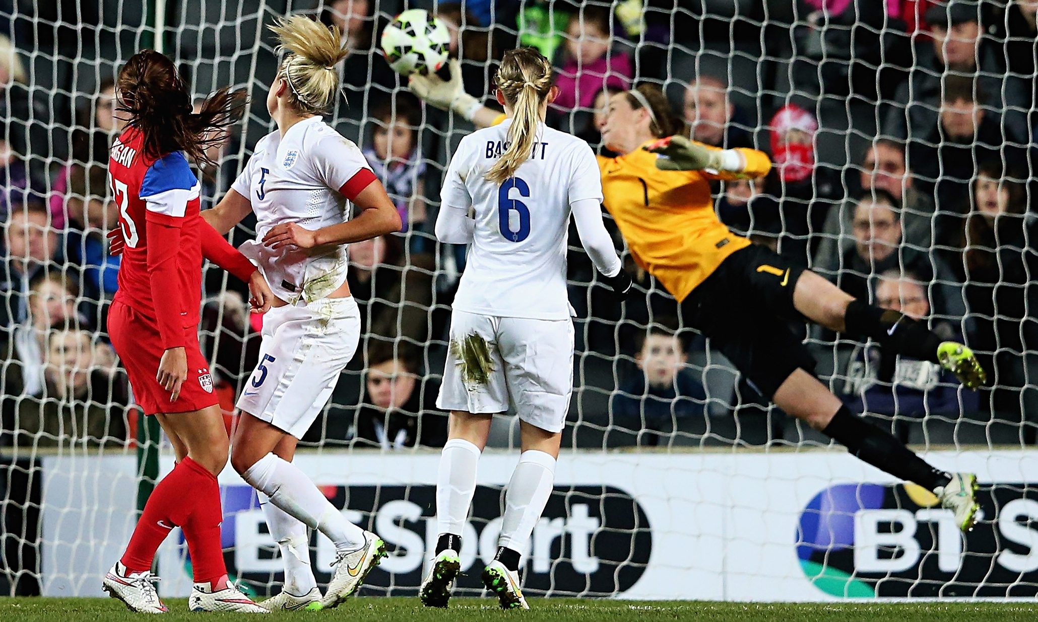 England fall short against USA as Alex Morgan header proves decisive