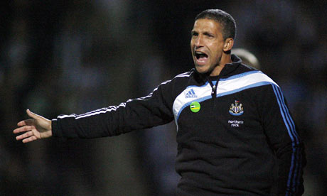 Chris Hughton will face a big challenge keeping Newcastle in the Premier League