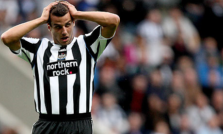 Steven Taylor has been placed on the transfer list at Newcastle