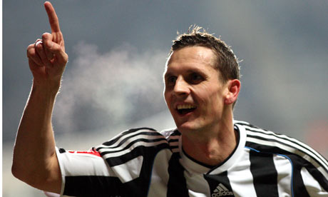 Peter Lovenkrands scoring a nice amount of goals for Newcastle United this season