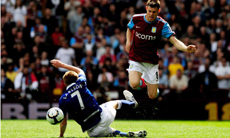 Aston Villa's James Milner