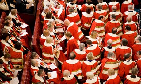 Which lobbyists do members of the House of Lords favour