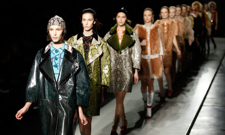Prada at Milan fashion week does the innocent lady look | Fashion | The ...