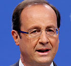 Francois Hollande, Socialist Party candidate, French elections