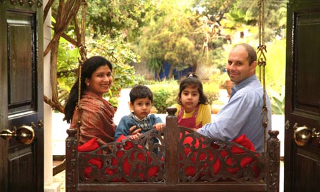 Tahir Shah and family