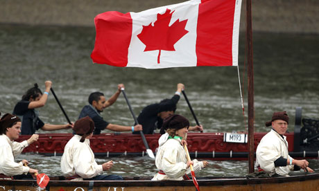 canoe from Canada