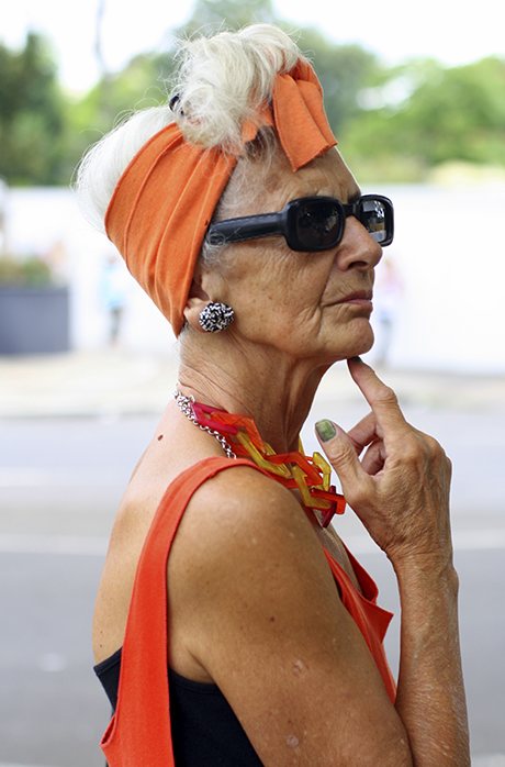 One of the images from Advanced Style, the blog and book by Ari Seth Cohen