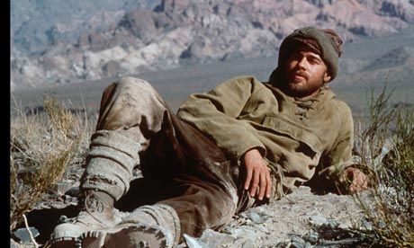 Actor Brad Pitt as Heinrich Harrer in Seven Years in Tibet, the film that cause Annaud to be barred 