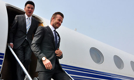 David Beckham in Qingdao, China - 22 Mar 2013