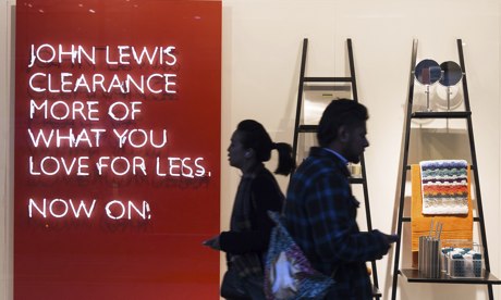John Lewis enjoys record Christmas with 7% sales rise | Business | The Guardian
