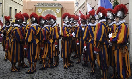 Claims have been made of a 'gay network' among some Vatican priests and Swiss Guards.