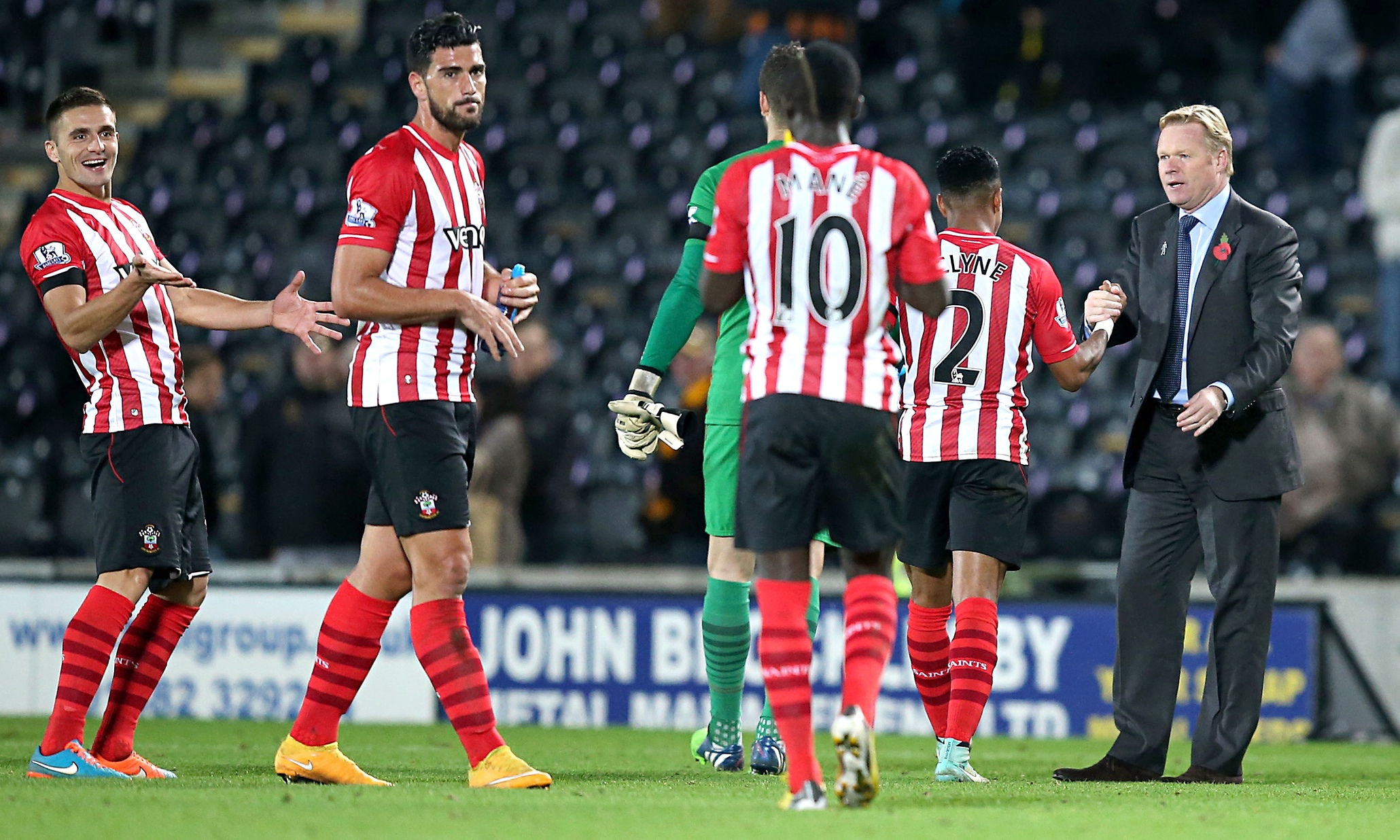 Ronald Koeman extols green grass of St Mary’s before Liverpool visit