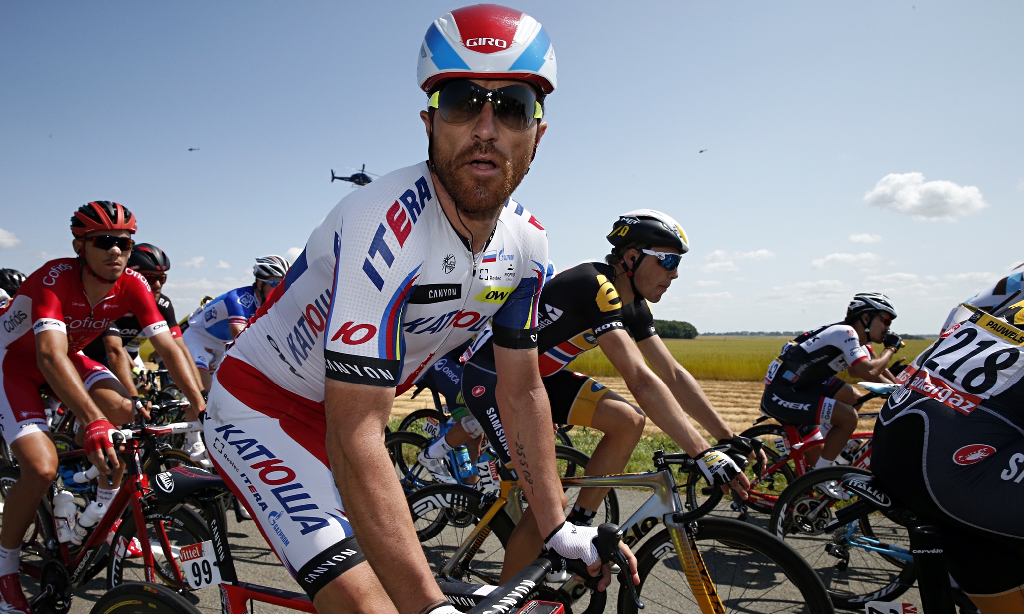 Luca Paolini out of Tour de France after testing positive for cocaine