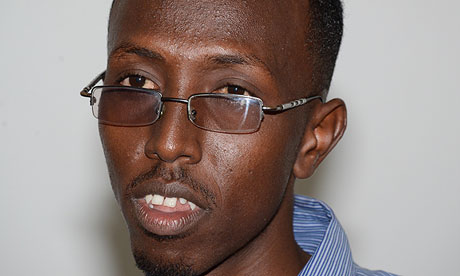 Abdullahi Ahmed Nor, a Somali journalist sentenced to a year in jail for interviewing a rape victim