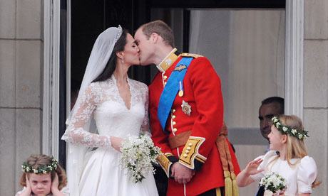Balcony Kiss - Royal Wedding Front