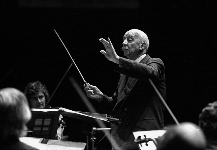 Sir Adrian Boult, by Clive Barda