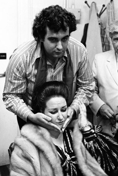 Placido Domingo and Montserrat Caballe, by Clive Barda