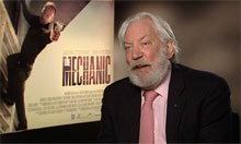Donald Sutherland on The Mechanic: 'Jason has become an actor' - video