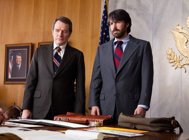 Bryan Cranston and Ben Affleck in a still from Argo