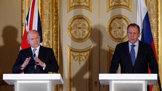 A Meeting of Ministers:  Hague to make latest U.K. Syria bid