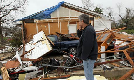 Spring storm leaves three dead as it heads towards Carolinas | US news ...