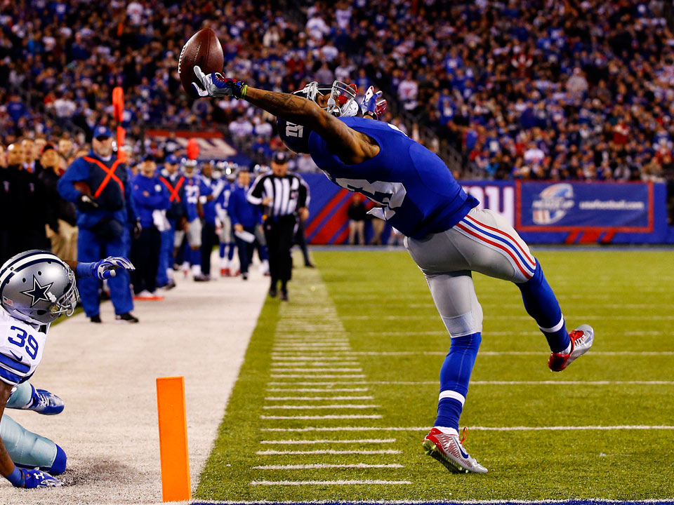 New York Giants receiver Odell Beckham Jr. Proves he is Spider-Man with  Circus Catch 