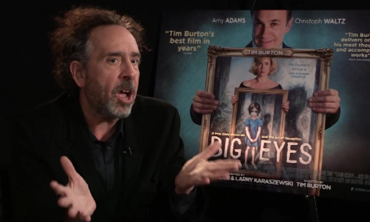Tim Burton on Big Eyes: 'A weird symbolic version of the American dream' - video interview