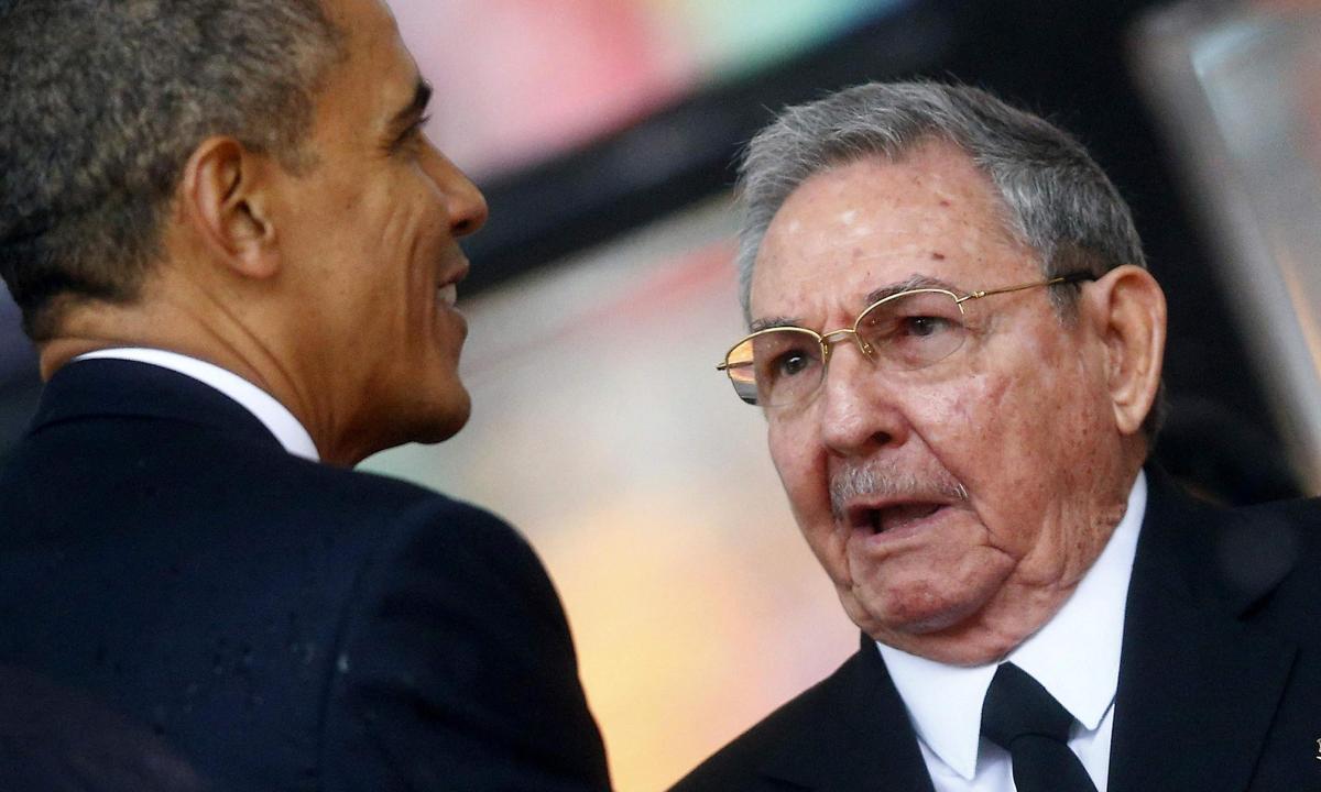 Cuba faces 'long and difficult struggle' to lift US embargo, says Raúl Castro - video