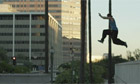 Free running in Los Angeles - video