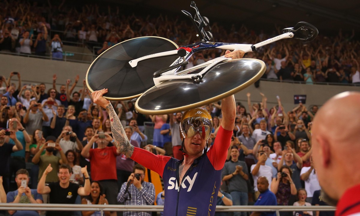 As Sir Bradley Wiggins attempts to smash the hour record - our man