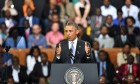 Obama condemns anti-women traditions in final speech of Kenya visit - video