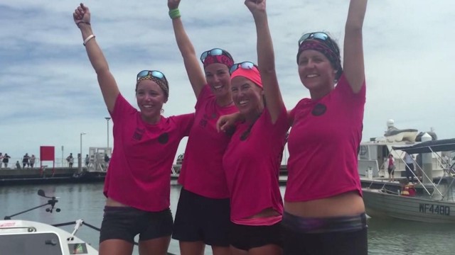 British female rowing crew make history with Pacific crossing