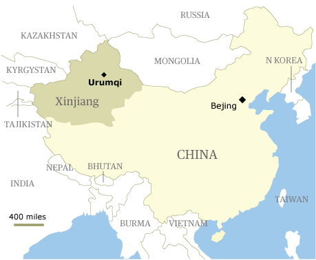 Map - China, Urumqi