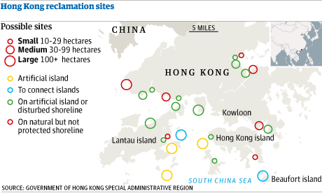 Massive Hong Kong Land Reclamation Plan Condemned as Unnecessary ...