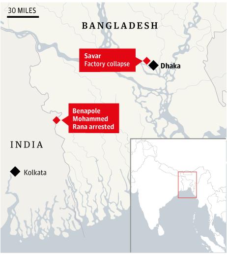 Bangladesh factory collapse arrest