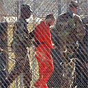 A prisoner at Guantanamo Bay