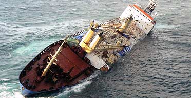 Bmw cargo ship sinks #2