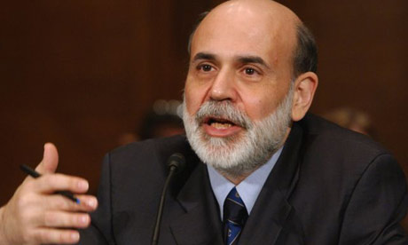  Federal Reserve chairman Ben Bernanke delivers the Fed's monetary policy report. Photograph: Dennis Cook/AP