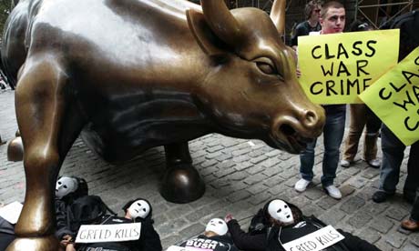 Wall Street demonstrators