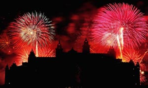 Dubai celebrates the landmark grand opening of the Atlantis hotel with a massive firework display