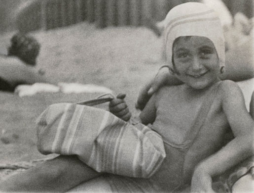 Gallery Anne Frank: Anne Frank on a beach in 1934